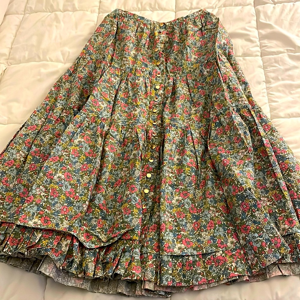 Marc Jacob’s floral prairie skirt - new